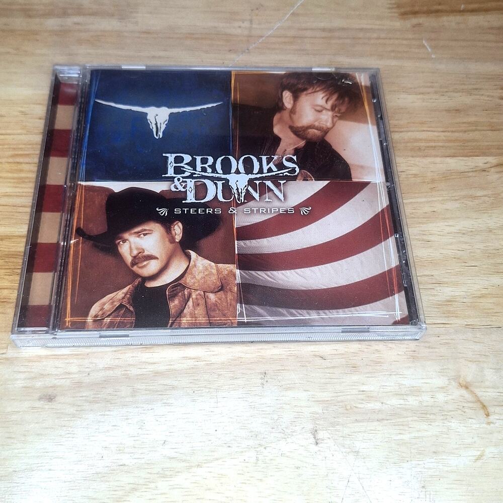 Country Music Steers & Stripes (BROOKS & DUNN) CD w Case 2001 Retro